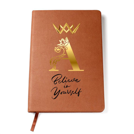 Believe In Yourself - Graphic Leather Journal