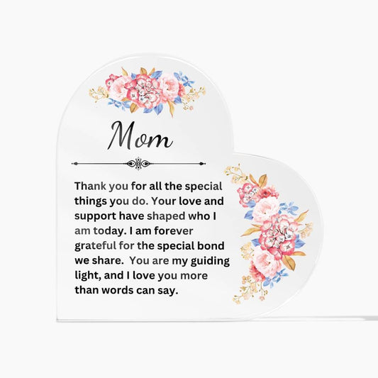 Mom - Thank You For All The Special Things You Do