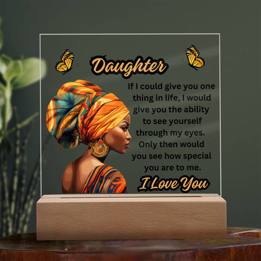Daughter, You Are Special - Square Acrylic Plaque