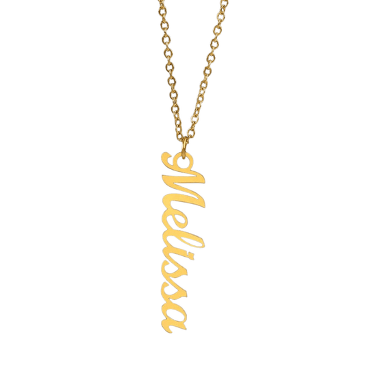 Aliyannah™ Personalised Vertical Name Necklace