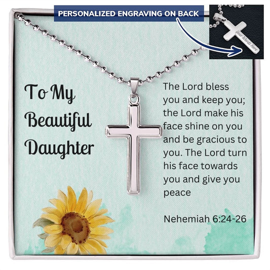 The Blessing - Personalized Cross Necklace
