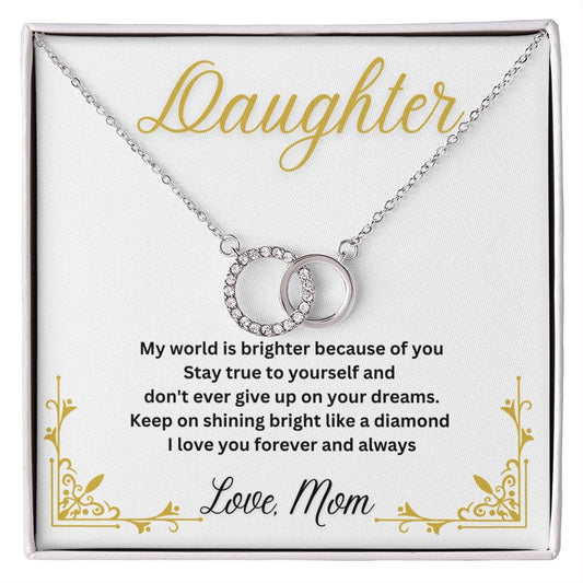 Daughter, Shine Bright - Perfect Pair Necklace