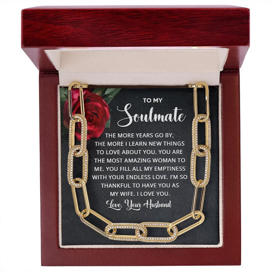 To My Soulmate - Forever Linked Necklace