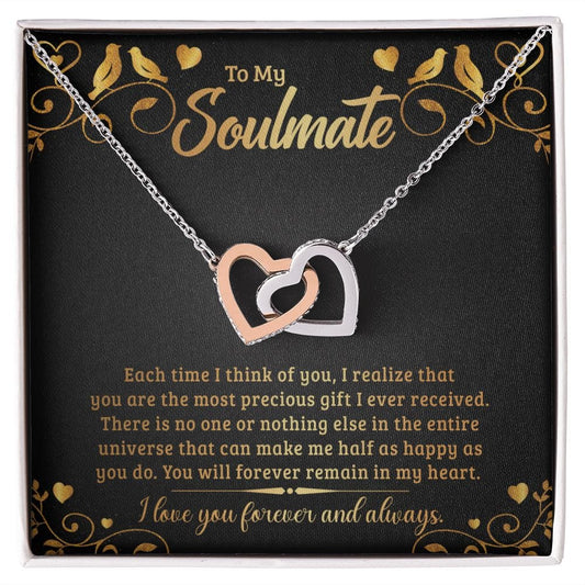 Soulmate - Interlocking Hearts Necklace