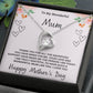 To My Wonderful Mum, Happy Mother's Day - Forever Love Necklace